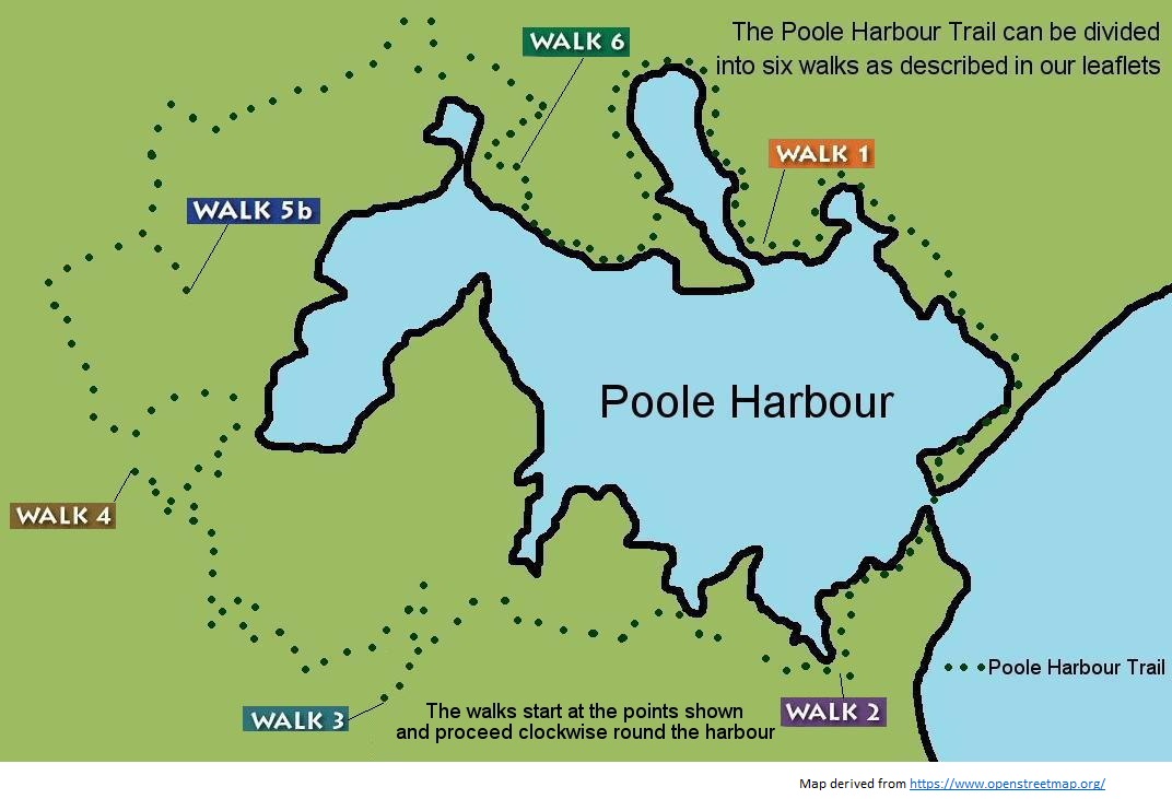 Linear walking routes for the Poole Harbour Trail
